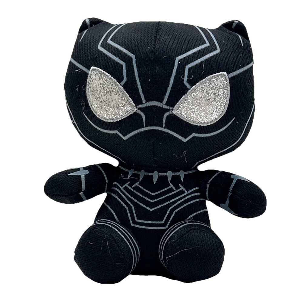 TY Beanie Baby Black Panther Marvel 6" Plush Stuffed Animal‎ Toy 2021